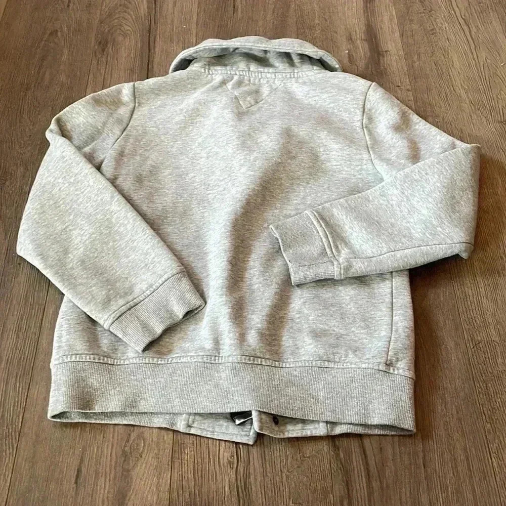❤️2/$30❤️Tommy Hilfiger Boys Buckle-up Gray Sweater Cardigan  - size 8-10 - Picture 5 of 5